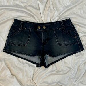 BDG Urban Outfitters Size 29 Micro Carpenter Black Jean Shorts